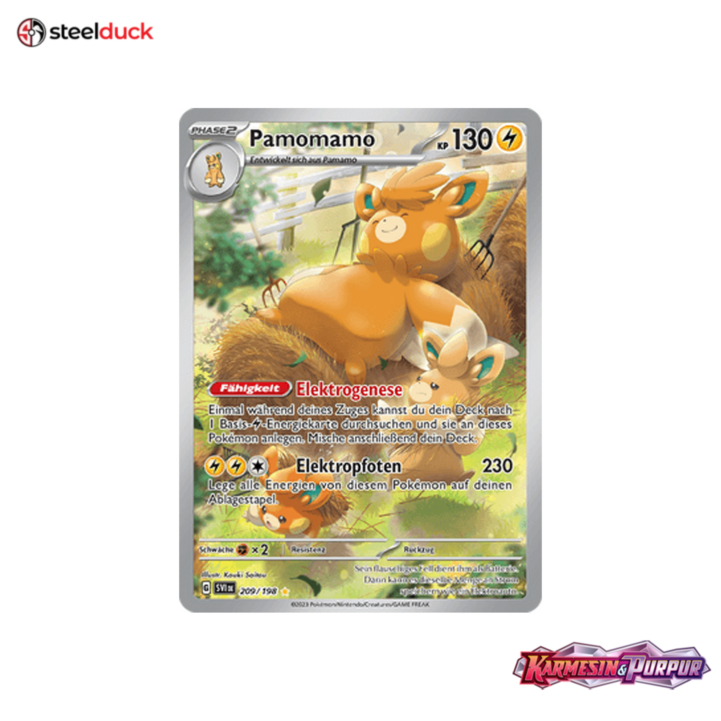 Pamomamo (209/198) Karmesin & Purpur - Illustration Rare