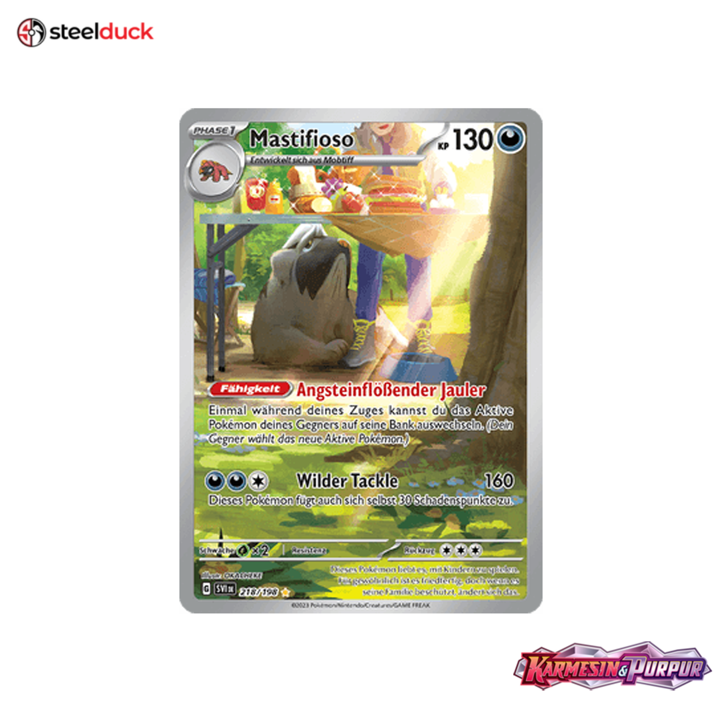 Mastifioso (218/198) Karmesin & Purpur - Illustration Rare