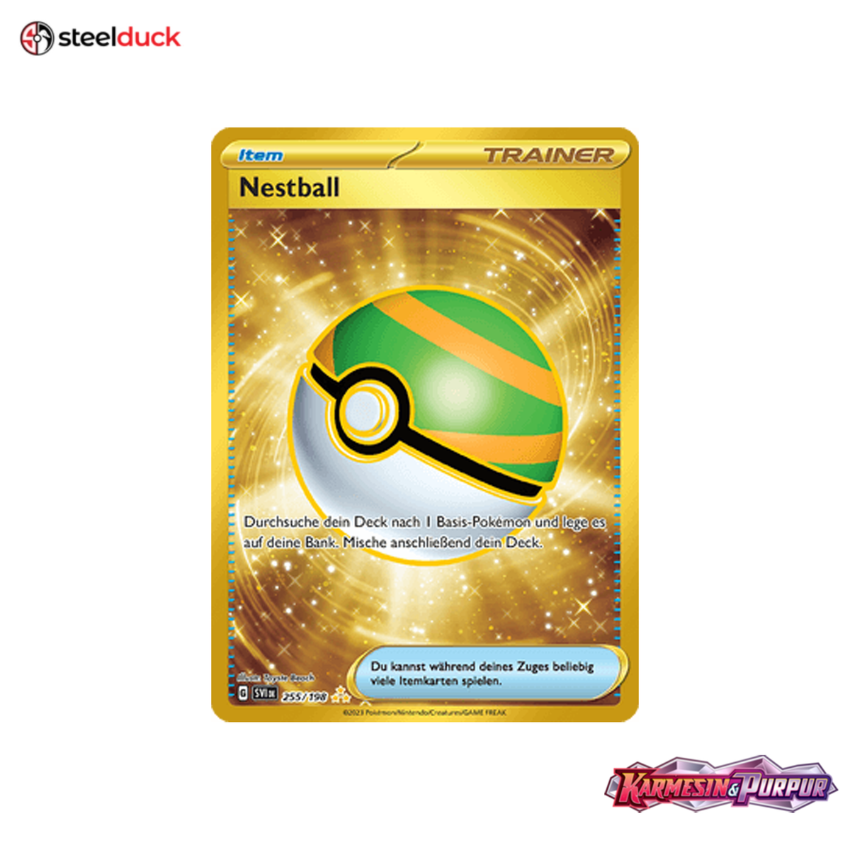 Nestball (255/198) Karmesin & Purpur - Secret Rare
