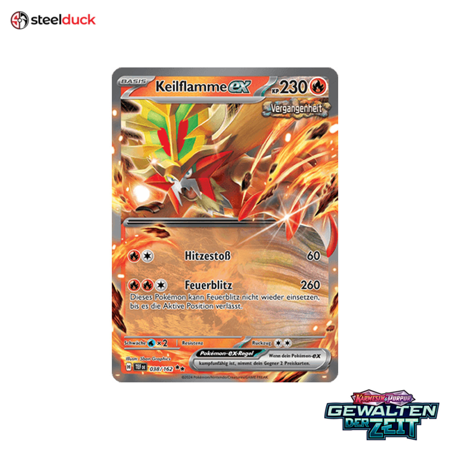 Keilflamme ex (038/162) Gewalten der Zeit - Double Rare