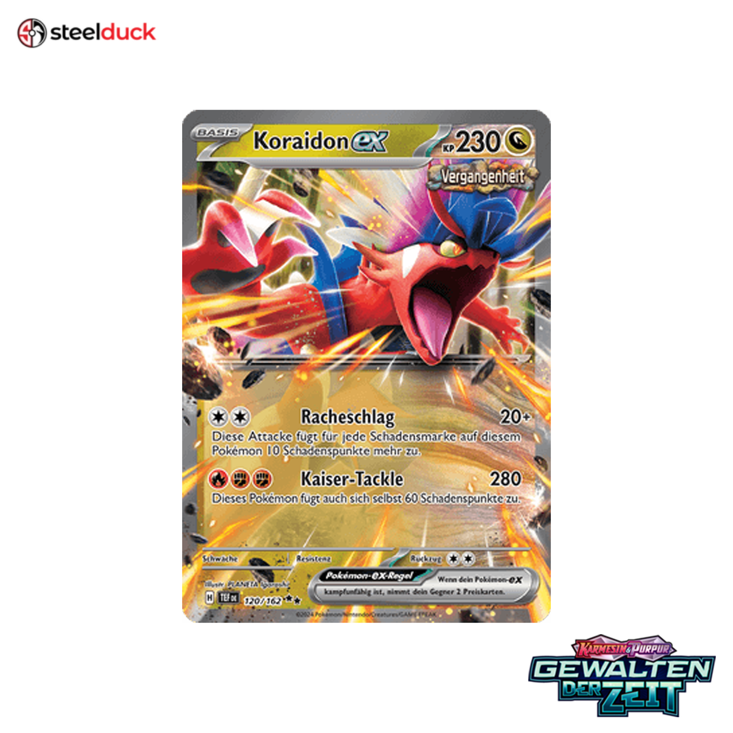 Koraidon ex (120/162) Gewalten der Zeit - Double Rare