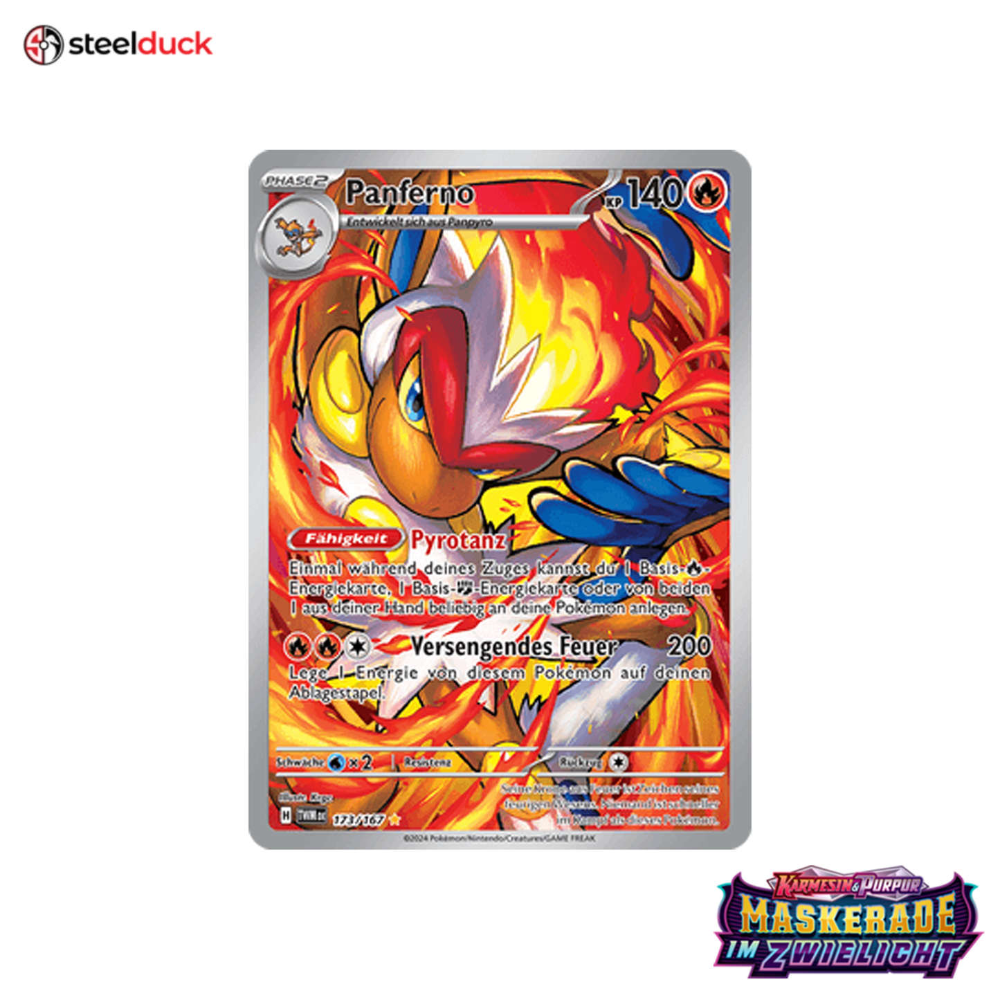 Panferno (173/167) Maskerade im Zwielicht - Illustration Rare