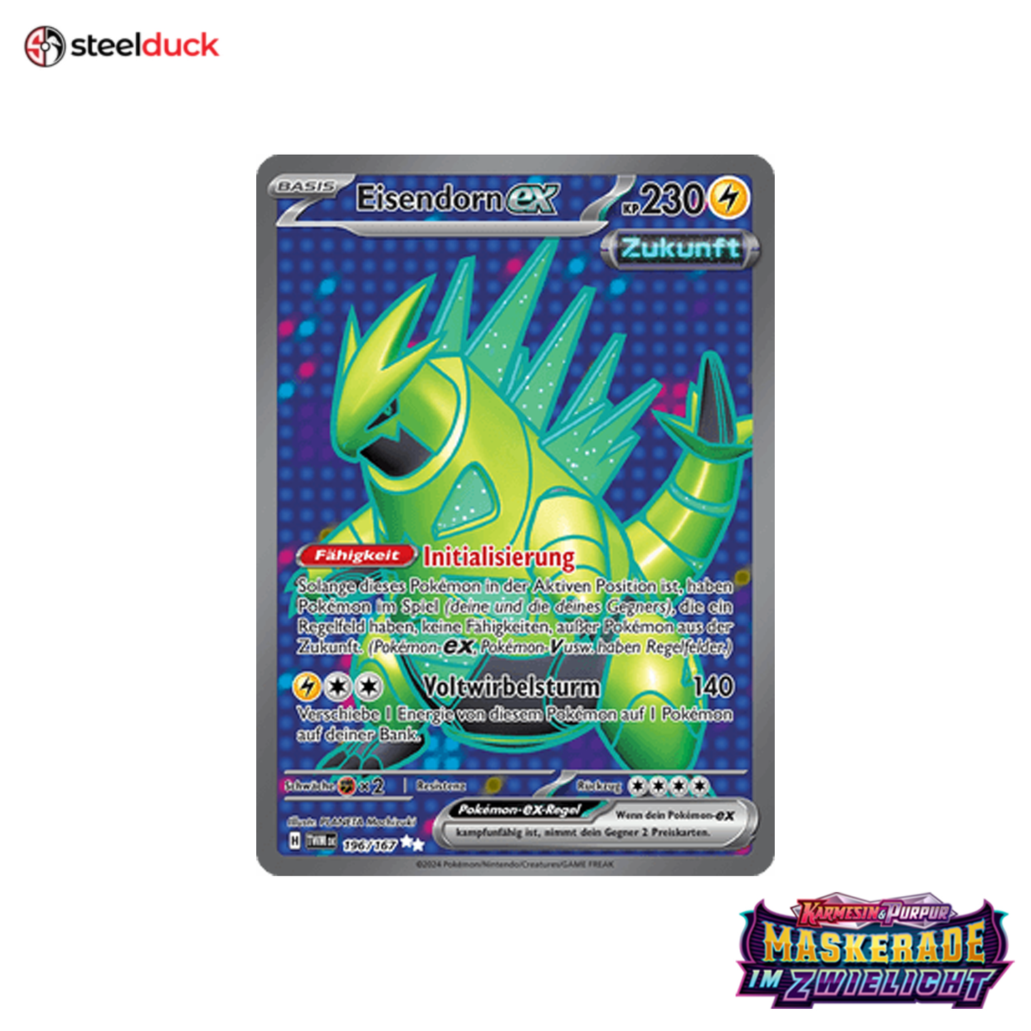 Eisendorn ex (196/167) Maskerade im Zwielicht - Ultra Rare