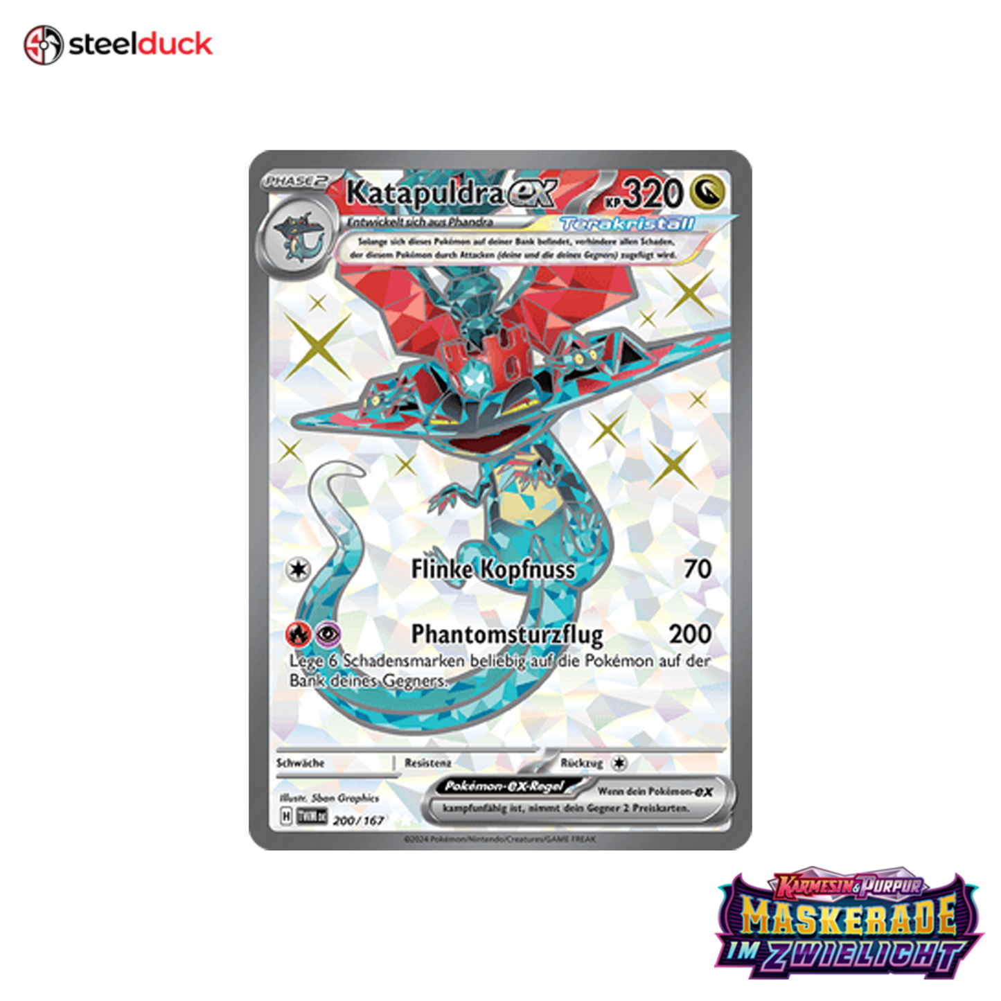 Katapuldra ex (200/167) Maskerade im Zwielicht - Ultra Rare