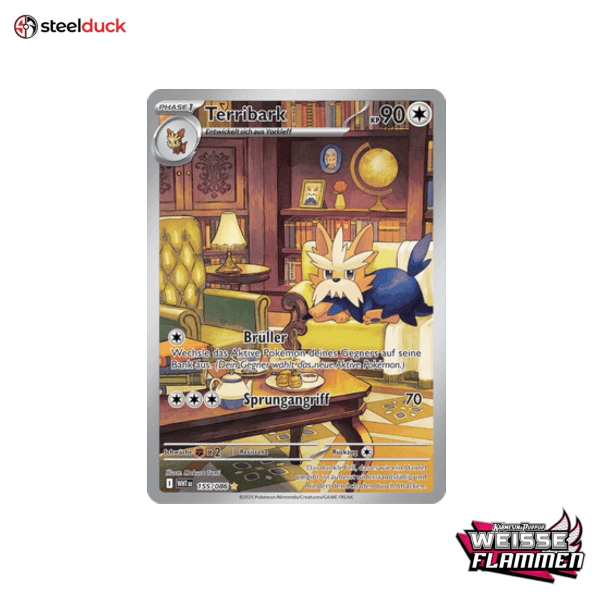 Terribark (155/086) Weiße Flammen - Illustration Rare