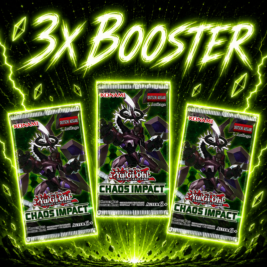 Yu-Gi-Oh! Chaos Impact CHIM 3x Booster 1. Auflage (DE)