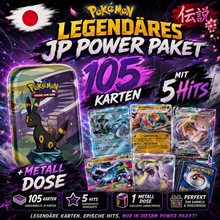 POKÉMON 105 KARTEN - LEGENDÄRES JP PAKET INKL 5x VMAX/VSTAR o. EX + MINI TIN (JP)