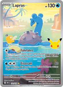 Lapras (131/128) 30 Jahre - Illustration Rare