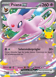 Psiana ex (070/128) 30 Jahre - Double Rare