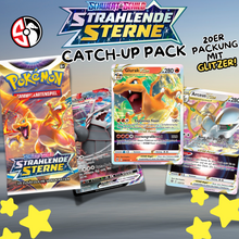Pokémon Strahlende Sterne – Kartenpaket (20 Karten) – Deutsch – inkl. 1 Hit-Karte