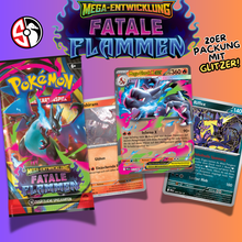 Pokémon Fatale Flammen – Kartenpaket (20 Karten) – Deutsch